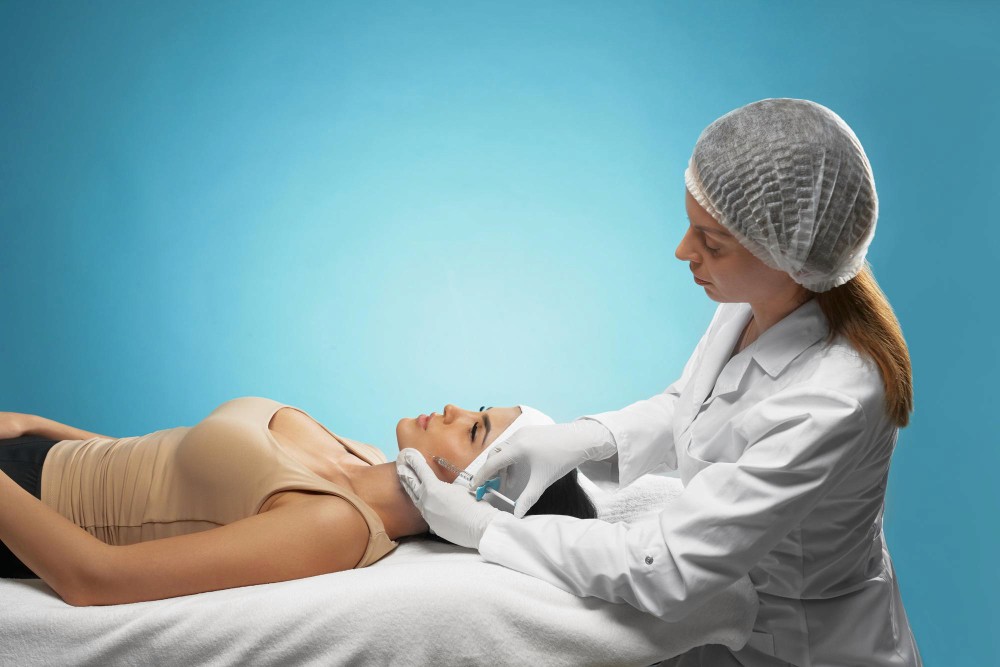 Time Aesthetics client receiving skincare clinic treatment